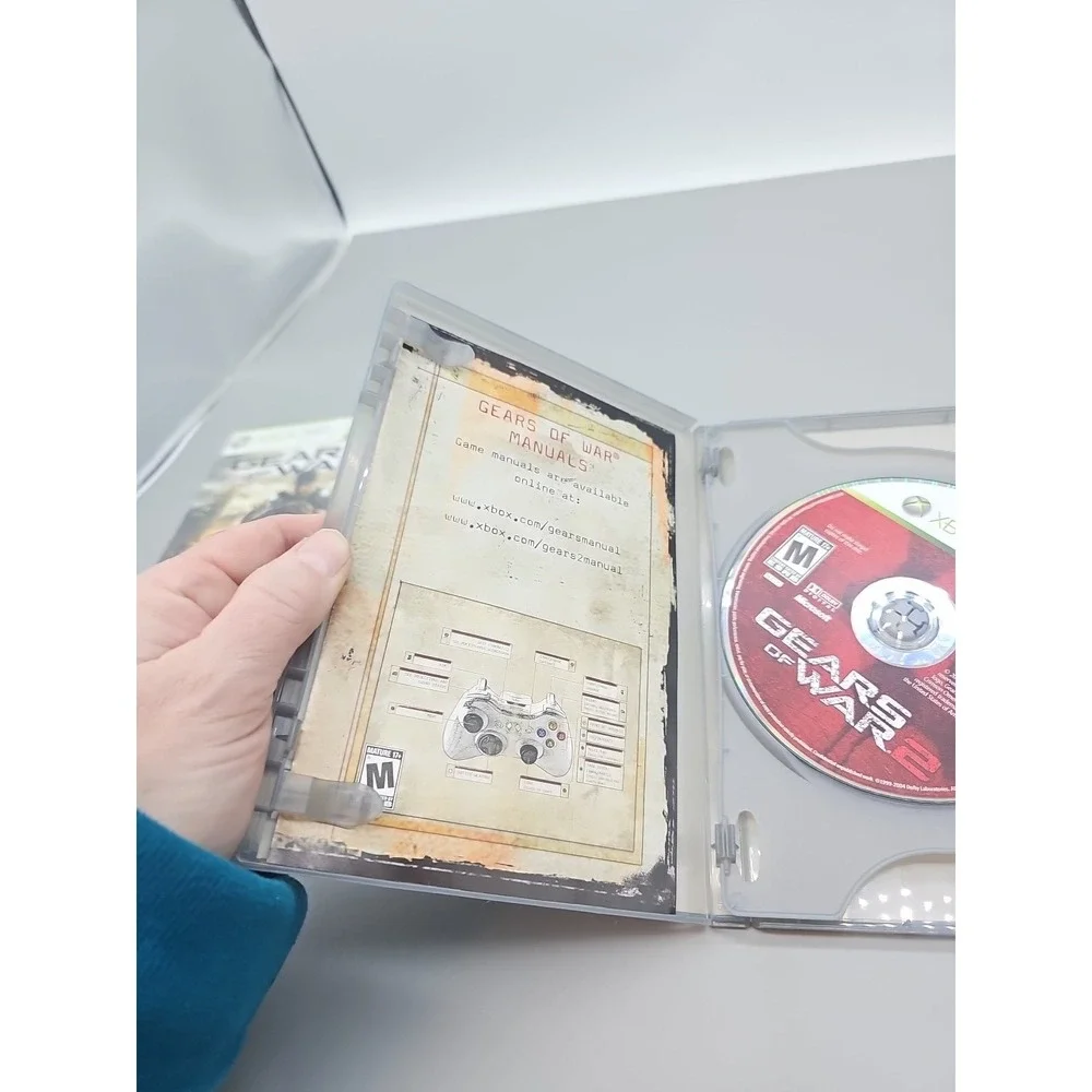 XBOX 360 GEARS OF WAR 3 & Gears Of War Triple 2 Games Manuals GAME 360